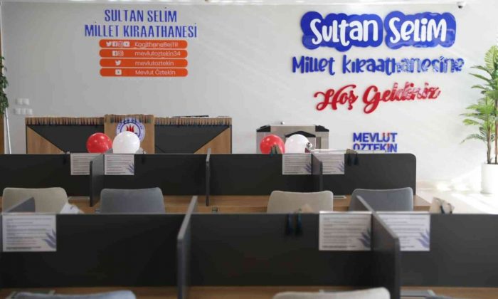 Kağıthane’de Sultan Selim Millet Kıraathanesi açıldı