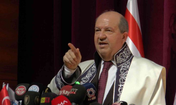 KKTC Cumhurbaşkanı Tatar: “Biz direnmeye devam edeceğiz yeter ki Türkiye arkamızda dursun”