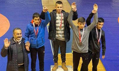 Korkutelili güreşcilerin başarısı