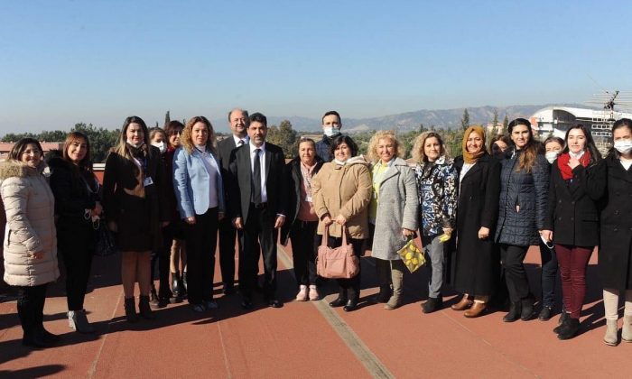 Rektör Aldemir Cumhurbaşkanı Erdoğan’ın programında görev alan personeli yemekte ağırladı