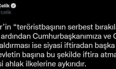 Sözcü Çelik’ten Akşener’e tepki: “Teröristbaşı Öcalan’ın hapisten çıkarılacağını söylemek iftira siyasetidir”