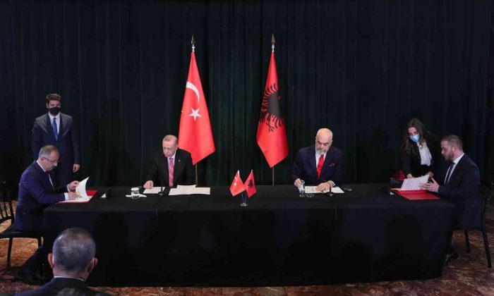 Türkiye ile Arnavutluk arasında 7 anlaşma