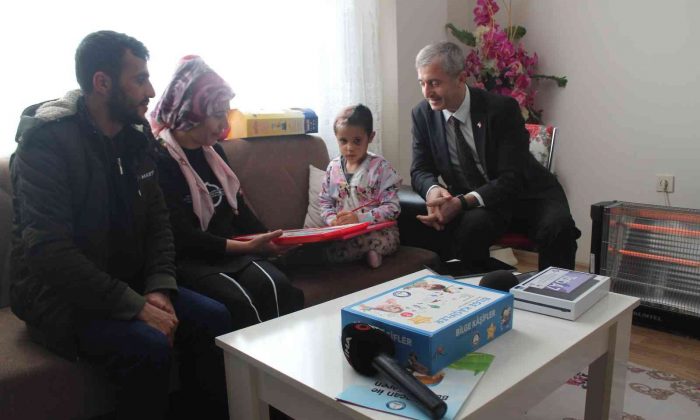 Minik Asiye’nin yeni evindeki ilk ziyaretçisi Tahmazoğlu oldu